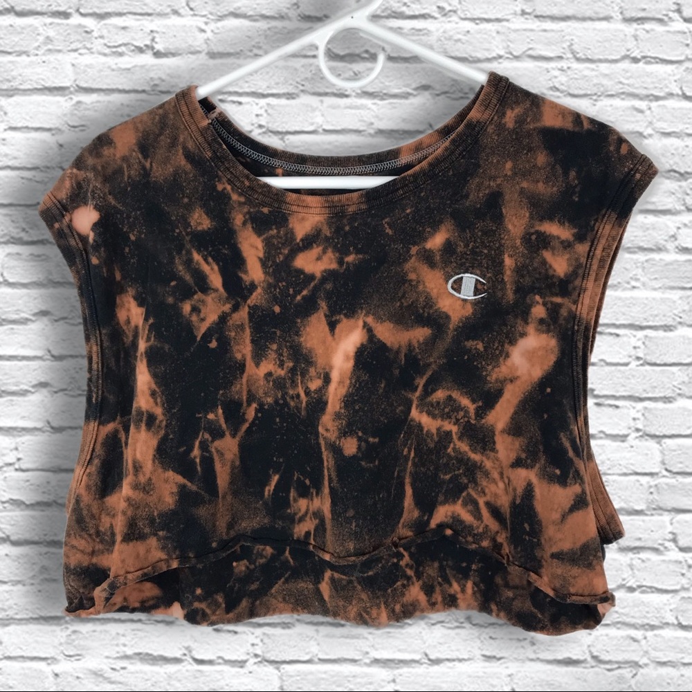 Vintage Bleach-Dyed Champion Top